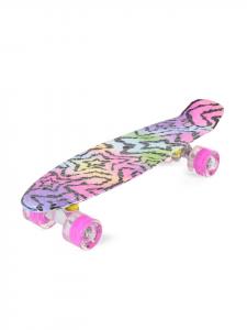 Byox Детский скейтборд Stars 22 дюйма, розовый