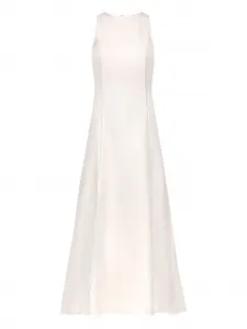 Платье миди Iraka с кружевом Loulou De Saison, нейтральный