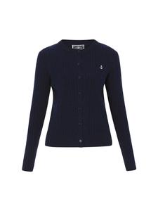 DreiMaster Женский кардиган темно-синего цвета