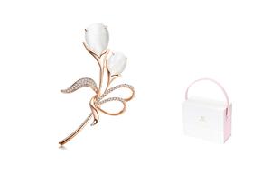 Элегантный премиальный подарок для учителей броши Women's MCK, розовый