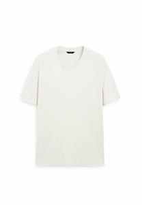 Базовая футболка SHORT SLEEVE Massimo Dutti, бежевый
