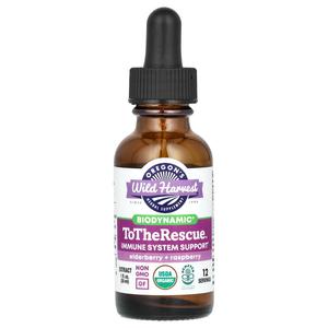 Oregon's Wild Harvest, Biodynamic, To The Rescue, бузина и малина, 30 мл (1 жидк. унц.)