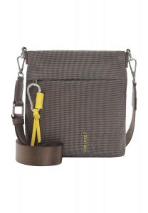 Сумка через плечо, меланжевая, на молнии, женская SURI FREY, тауп