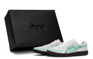 Кроссовки Onitsuka Tiger Advanti Skateboarding Shoes Unisex Low-top Cyan, белый/черный