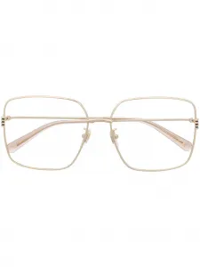 Очки в массивной оправе Gucci Eyewear, золотой
