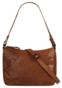 Сумка через плечо Spikes & Sparrow, натуральная кожа, цвет Cognac