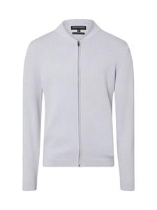 Finshley & Harding Вязаный кардиган светло-серого цвета