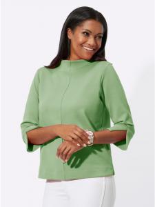 Рубашка с воротником-стойкой в цвете резеда WITT WEIDEN