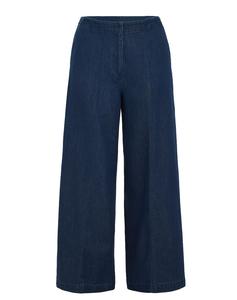 Джинсы с широкими штанинами WE Fashion, темно-синий