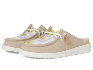 Лоферы Hey Dude Wendy Slip Cottage Crochet, Wood Ash/Multi