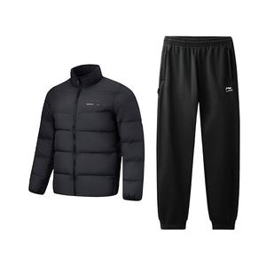 Li Ning Casual Sportswear Men's Li-Ning, черный top+черный pants