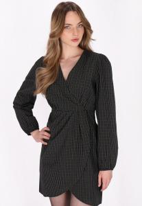 Платье DreiMaster Day dress, Black Check/Black