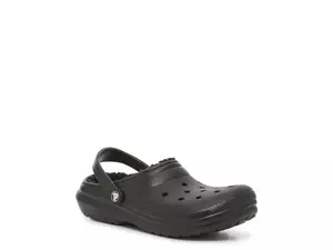 Классические стеганые сабо - детские Crocs, Black