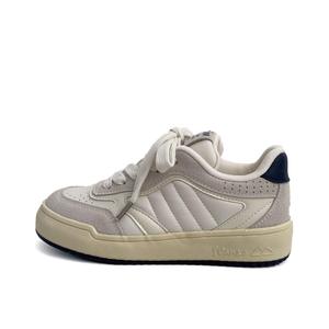 City camel Дышащие женские скейтерские кеды низкие бежево-голубые, цвет Beige Blue