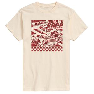 Мужская футболка с графическим рисунком Hot Wheels Made To Race, цвет Cream