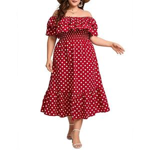 Женское платье с одно плечом, двойным слоем, оборкой на воротнике и принтом Seoria, Wine Red Flowers