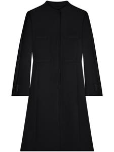 Courrèges фактурное пальто Heritage, черный