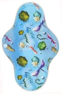 Гигиеническая многоразовая бамбуковая прокладка Dragonflies, размер L Papus, Pupus