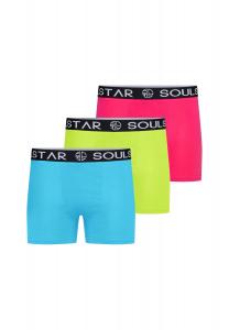 Боксеры SOUL STAR Boxershorts - MUBOXER3, цвет Turq_Pink_Lime