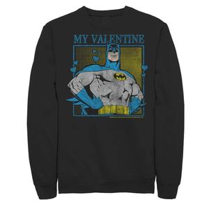 Мужской свитшот с портретом из комиксов DC Comics Batman My Valentine Licensed Character