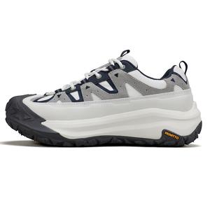 HUMTTO Амортизирующее противоскользящее покрытие с защитой от ударов и отскоком. Низкие треккинговые кроссовки для мужчин, белые, темно-синие