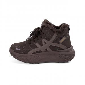Термообувь с утеплением для увеличения роста женская HUANQIU, коричневый