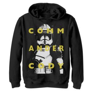 Флисовая толстовка с надписью Cody для мальчиков 8–20 лет «Звездные войны: Войны клонов», командир Star Wars