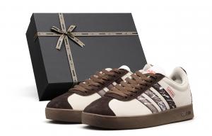 Adidas VL COURT 20 - износостойкие, противоскользящие низкие скейтбордистские кроссовки унисекс, коричневый, в коробке