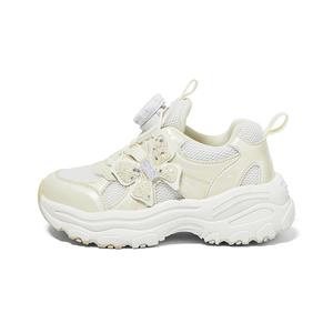 Детские повседневные легкие уличные дышащие нескользящие кроссовки Rebound Snoffy, белый