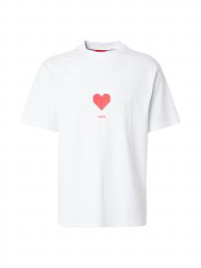 HUGO Футболка 'Dalentin' в белом цвете