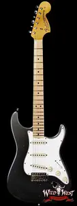 Fender Custom Shop Limited Edition 1968 Stratocaster с кленовой декаю шеи, стиль Journeyman Relic, состаренный цвет Charcoal Frost Metallic, вес 7,95 фунтов