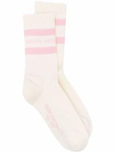 Golden Goose носки с эффектом потертости, белый