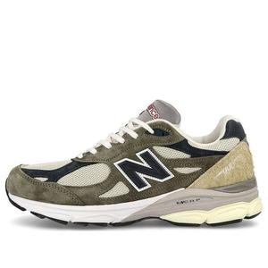 Кроссовки teddy santis x 990v3 сделано в сша New Balance, зеленый