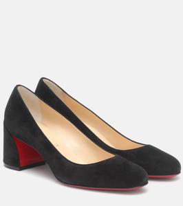 Туфли Miss Sab 55 из замши Christian Louboutin, черный