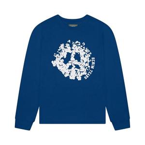 Футболка Denim Tears Peace Wreath Long-Sleeve Tee, Navy