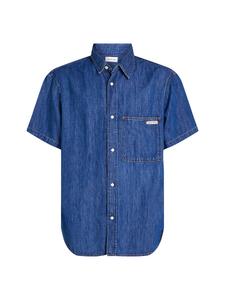 Рубашка на пуговицах классического кроя Calvin Klein Jeans, темно-синий