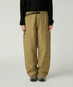 Бесшовные стеганые пуховые брюки