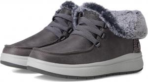 Кроссовки BOBS from SKECHERS Women's Hands Free Slip-ins Skip Cute Wave - Fur Fancies, Charcoal