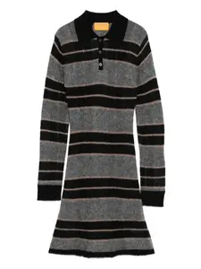 Платье миди в полоску Guest In Residence, серый