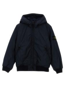 Куртка с нашивкой-логотипом Stone Island Junior, синий