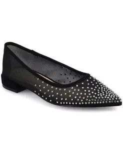 Женские балетки Gracelynn с острым носом для вечера Journee Collection, черный