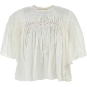 Блуза Isabel Marant Étoile Destiny с вышивкой ISABEL MARANT ETOILE, белый
