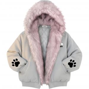Пуховик Unisex Hooded Thickened Puffer Jacket HUANQIU, оранжевый (minimalist)