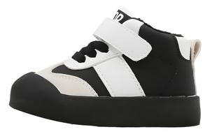 MAIBUXIONG Теплые нескользящие детские туфли среднего размера, черные, для младенцев и малышей