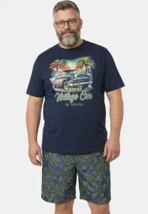 Футболка с коротким рукавом и принтом Men Plus, Navy Blue