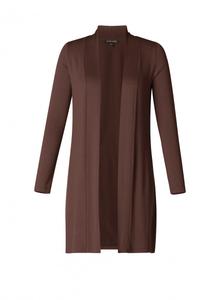 Вязаный кардиган BASE LEVEL CURVY, коричневый