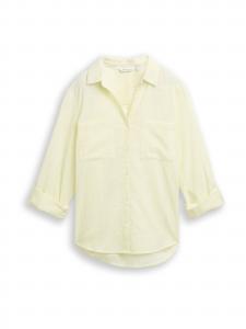 TOM TAILOR Блузка в пастельно-желтом цвете