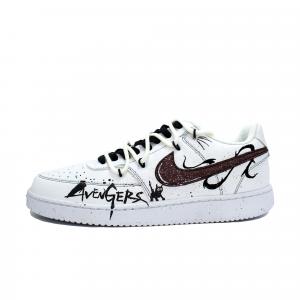 Nike Кроссовки Court Vision 1 с амортизацией, износостойкие, низкие, для скейтбординга, унисекс, белые, красные