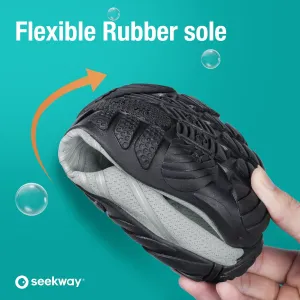 Водные обувь SEEKWAY для мужчин и женщин, взрослые, быстро сохнущие аква-носки для пляжа, плавания, реки, бассейна, озера, походов, каякинга и серфинга, светло-серый