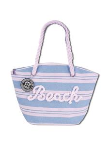 Шоппер Robin Ruth Strandtasche Baumwolle 70%, Polyester 30% hellblau, beige ca. 34cm